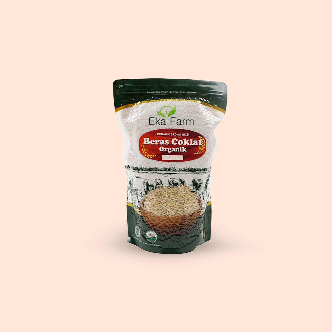 Eka Farm Beras Coklat Organik 1 kg
